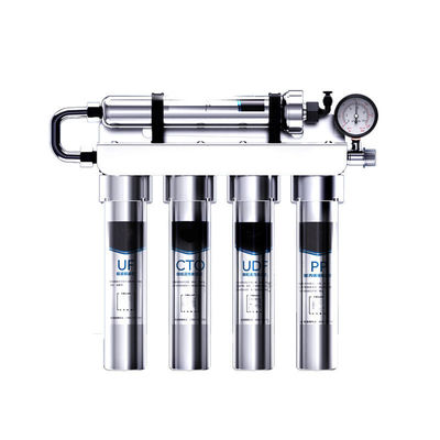 App-Controlled 304 Stainless 5 Stage PP CTO RFC UF T33 Stainless Steel Water Purifier