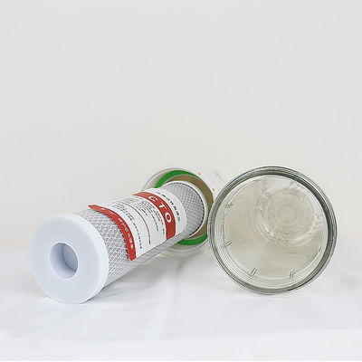 Qiuck Fitting Connection 10 inch Clear Filter Housing for Commercial Water Filtration
