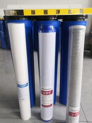 20" x 2.5" Big Blue Three-Housing Filtration System for High Capacity Water Filtration