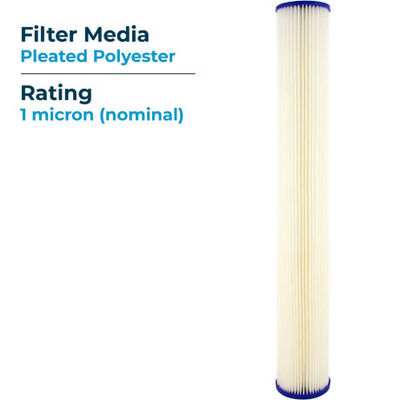 20inch*2.5inch Swimming Pool Filter Cartridge with PES Membrane and Polyester Fabric