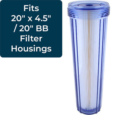 Acrylic 20 Inch Swimming Pool Filter Cartridges for Above Ground Pools Easy Install