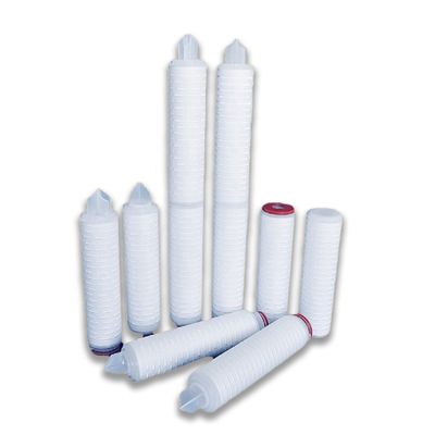 10 inch 0.1 Micron PTFE Pleated Membrane Water Filter Cartridge for Biological Treatment
