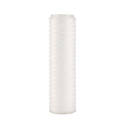Replaceable 0.22 Micron Absolute Membrane Sterilized Pleated Filter Cartridge 10 Inch