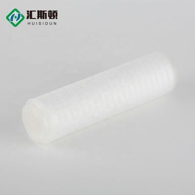 Replaceable 0.22 Micron Absolute Membrane Sterilized Pleated Filter Cartridge 10 Inch