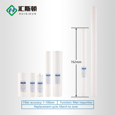 10/20/30/40 Inch Meltblown PP Cotton Filter Equipment with 1-100um Filter Fineness