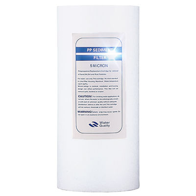 PP Melt Blown Cartridge Sediment Filters For Water Treatment 10 20 30 40 Inch Spun Filter