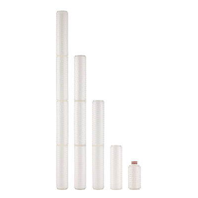 0.22 Micron Hydrophobic PTFE Membrane Filter Cartridge for Strong Causticity Liquid