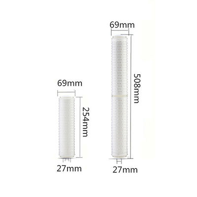 0.22 Micron Hydrophobic PTFE Membrane Filter Cartridge for Strong Causticity Liquid