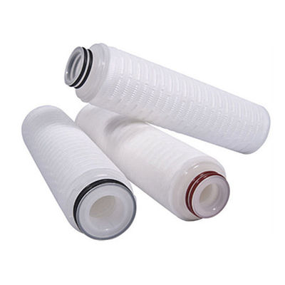 10 Inch Pp Pes Ptfe Pleated Filter Replacement Water Filter Cartridge for Filtration