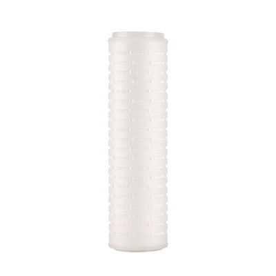 220V 9000L 1/0.22/5 Micron 10 Inch PP Pleated Pre-filtration Micro Filter Cartridge