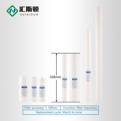 2022 Style Melt Blown PP Filter Cartridge for OEM Capacity 200G 10 Inch 20 Inch 40 Inch