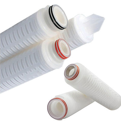 10'' 226 Fins PTFE Microporous Pleated Folding Filter for Large Scale Filtration Needs