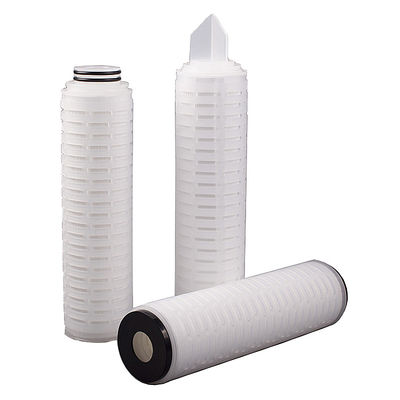 20inch PES Pleated Filter Cartridge for Whole House Water Purification System 1um 5um