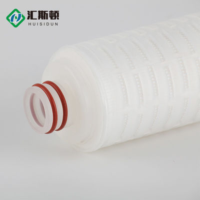Food Grade Beverage 10inch 20inch Folding Filter Cartridge with PP Membrane Inner Core