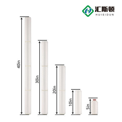 30inch Microporous Pleated Filter Element for Wine Clarification and Liquild Filtration