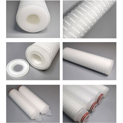 20 Inch 1 Micron 5 Micron Pleated Polypropylene Cartridge Filter for Food and Beverage Processing