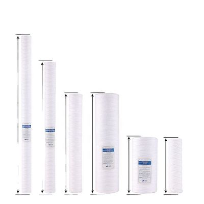 15W Power String Wound Filter Cartridges for Household Filtration and Water Treatment