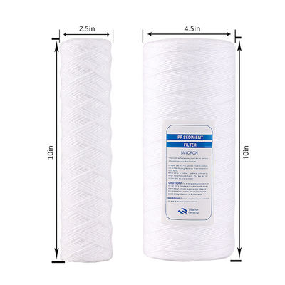 30 Inch PP Spun Yarn Filter String Wound Filter Cartridges for Water Filtration Needs