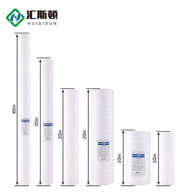 PP String Wound Filter Cartridge for Printer Ink 10/20 Inch Size and Long Lifespan