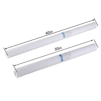String Wound Water Filter Cartridge for PP Yarn Depth Filtration in 10 20 inch System