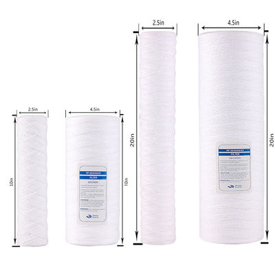 Food Filter Function PP Yarn String Wound Filter Cartridge with Lightweight Design