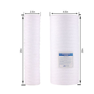 Huiston 10 Inch 4.5pp Winding Type Pp Filter Element for Chemical Solution Filtration