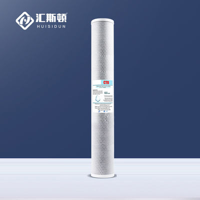 Carbon Air Filtration Filter for 20 Inch CTO Carbon Filter Cartridge in White and Blue