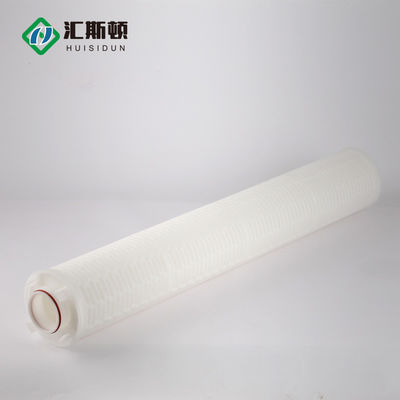 water filter replaces high flow folding filter element for power plant water treatment