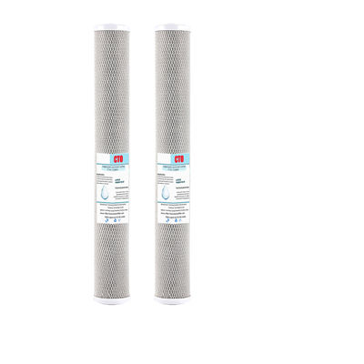 20 Inch Flat Mouth Compressed Carbon Filter Element for Commercial Pure Water Machine