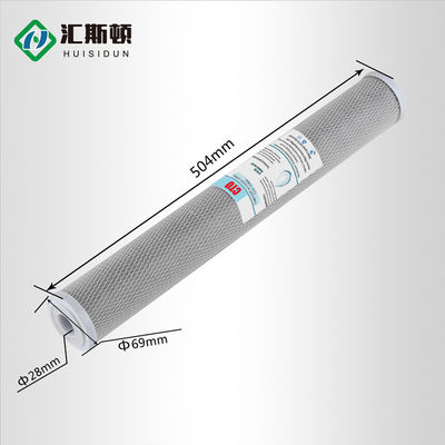 Eco-Friendly 10 inch Sinter CTO Filter Tube Replacement Carbon Filter Cartridge for Refillable Water Filter