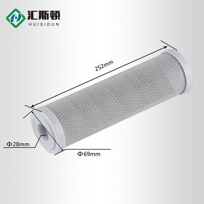 Source 10-Inch Water Purifier Compressed Cto Carbon Rod Filter Element for L 20in*2.5