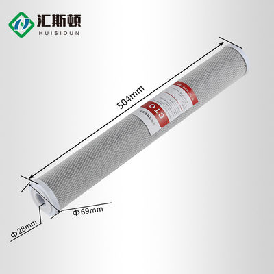 220V Coconut Shell Activated Carbon Block Filter Cartridge for Reverse Osmosis System