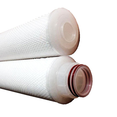 40 Inch 0.1 Micron Large Flow Pleated Water Filter Element for Industrial Filtration