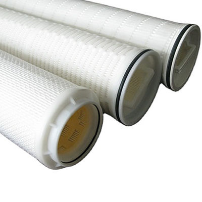 Food Beverage 20inch 40inch High Flow Pleated Filter Cartridge for Except Rust Wastewater Treatment