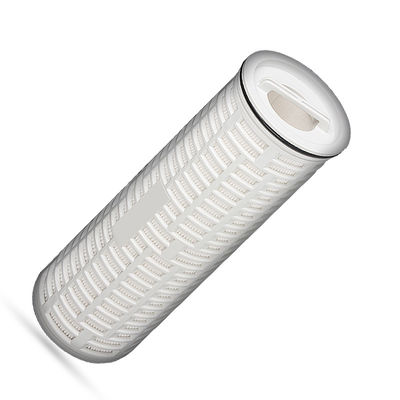 Food Beverage 20inch 40inch High Flow Pleated Filter Cartridge for Except Rust Wastewater Treatment