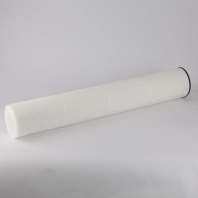 40 Inch Large Flow Pleated Filter Element For Landfill Leachate Management System