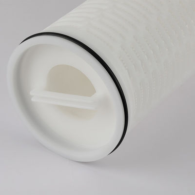40 Inch Large Flow Pleated Filter Element For Landfill Leachate Management System