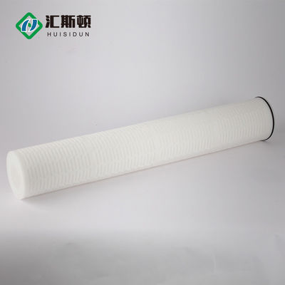 40 Inch Large Flow Pleated Filter Element For Landfill Leachate Management System