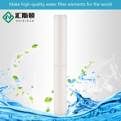 40 Inch 0.1um 0.22um 0.45um PES PP Pleated Filter Cartridges For Municipal Tap Water