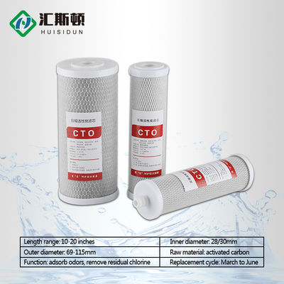 Natural Coconut Shell Cto Filter L 10in*4.5 for Pollution-Free Water Purification