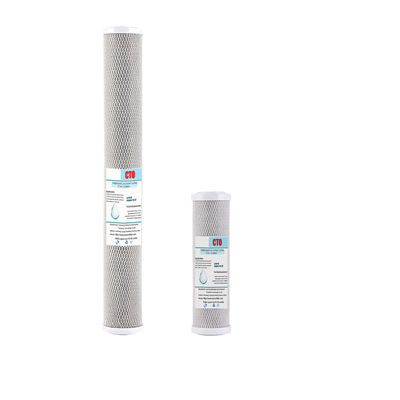 Manual Power Source 10inch 20inch Coconut Shell Carbon Block CTO Water Filter Cartridge