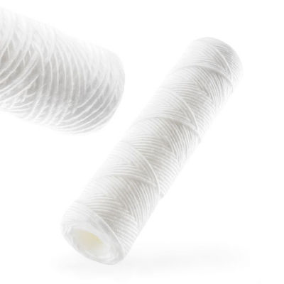 20-40 Inch Industrial String Wound Polypropylene Filter Cartridges For Food Beverage