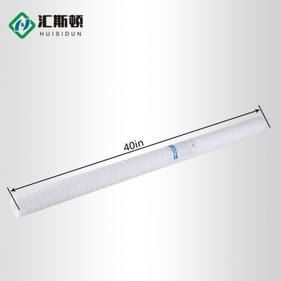 20-40 Inch Industrial String Wound Polypropylene Filter Cartridges For Food Beverage