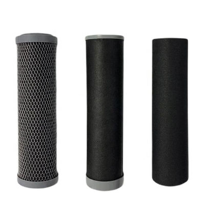 Support OEM 10 Inch Compressed Coconut Shell Activated Carbon Filter for Household Water Purifiers