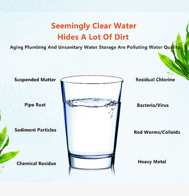 NO App Controlled UF Hollow Fiber Membrane Filter Element For PP UDF CTO T33 RO System