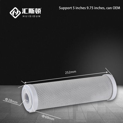 10 Inch NSF Certified Sintered Activated Carbon Filter for OEM Reverse Osmosis Systems