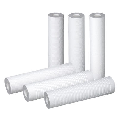 Household 5 Micron White 10 Inch PP Cotton Sediment Water Filter Cartridge for Reverse Osmosis